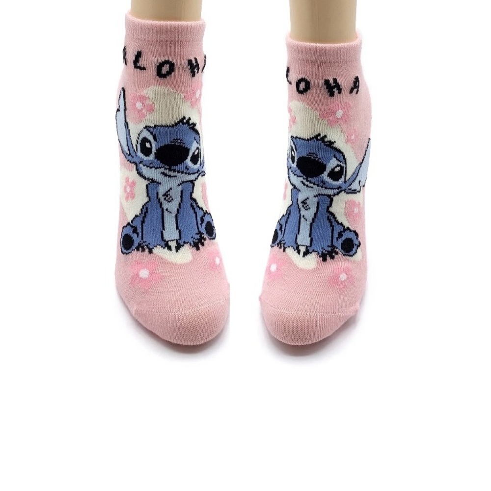 Disney Lilo & Stitch No Show Socks - Brand New